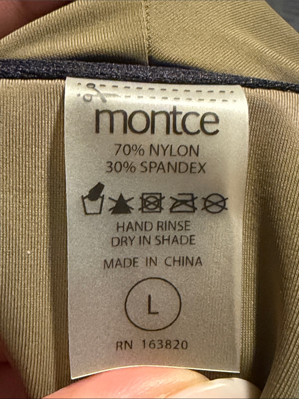 MONTCE KHAKI BELLA BIKINI TOP - Picture 5 of 5